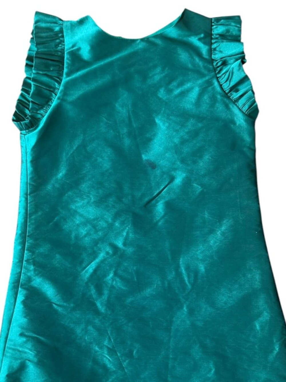 Boutique Silky Green Dress